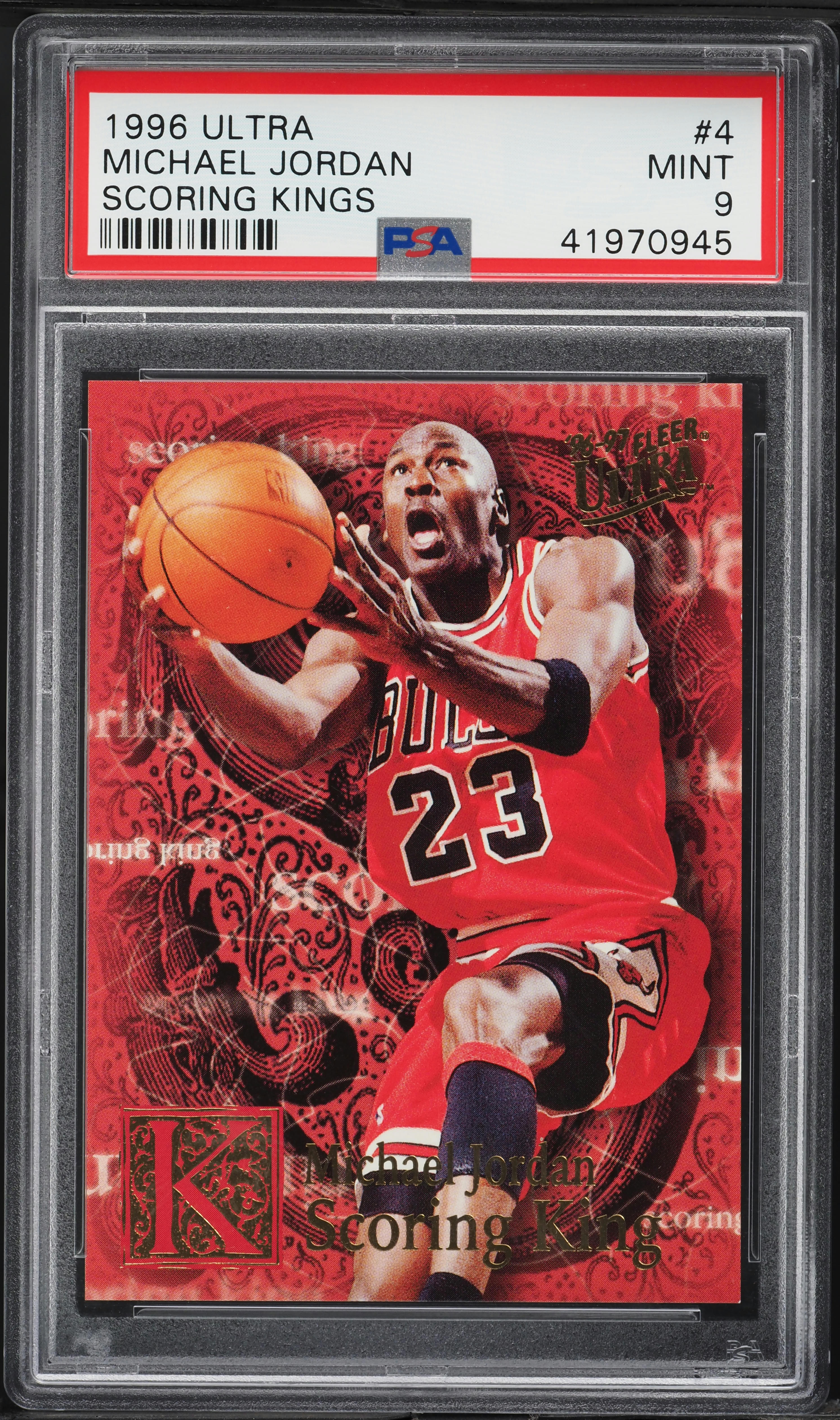 1996 Ultra Scoring Kings Michael Jordan #4 PSA 9 MINT on Fanatics