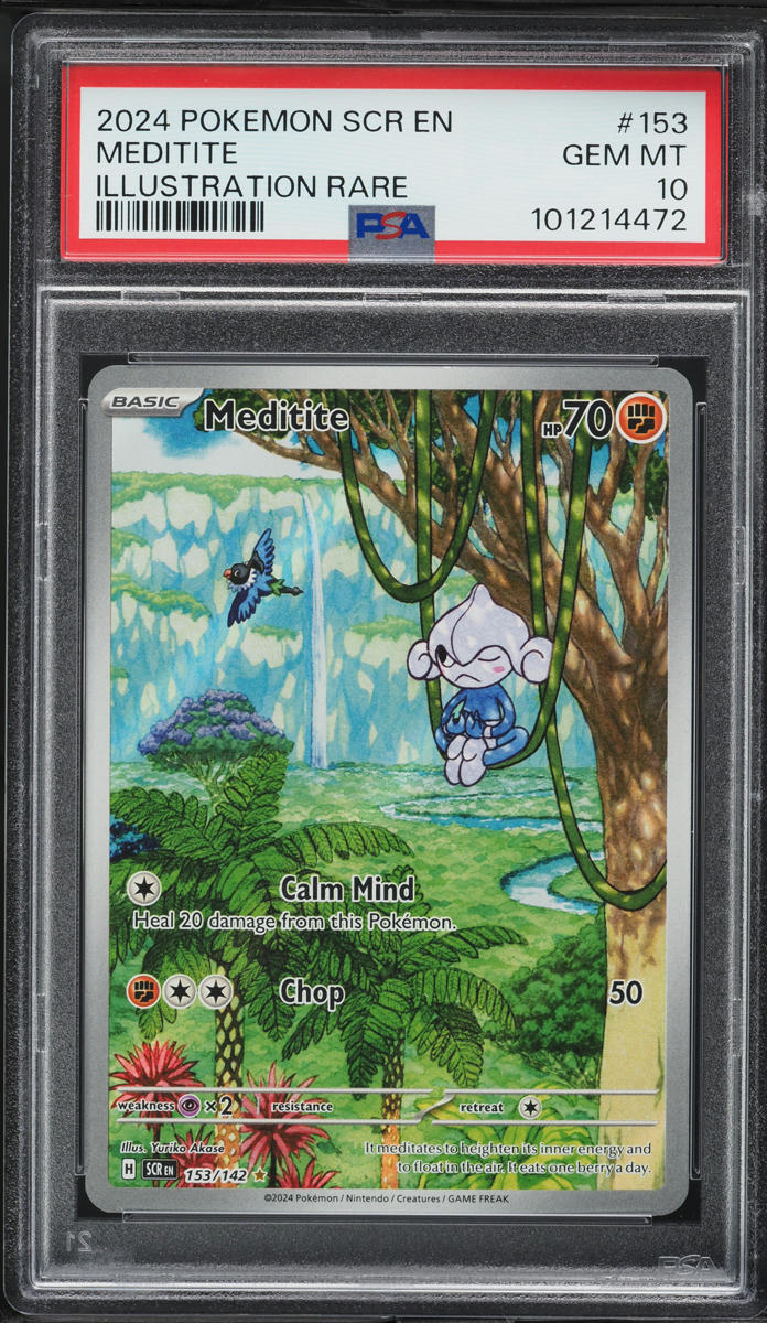 pokemon meditite card (Fantastical Parade #83/234, 1-Diamond) Psychic Ability Yoga Guard As long as this Pokmon is on your Bench Meditite 2024 Scarlet & Violet: