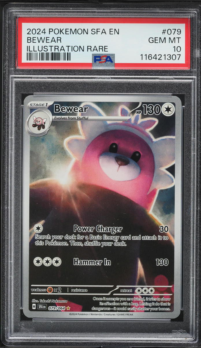 2024 Pokemon Scarlet & Violet Shrouded Fable IR Bewear #79 PSA 10 GEM MINT  on Fanatics Collect