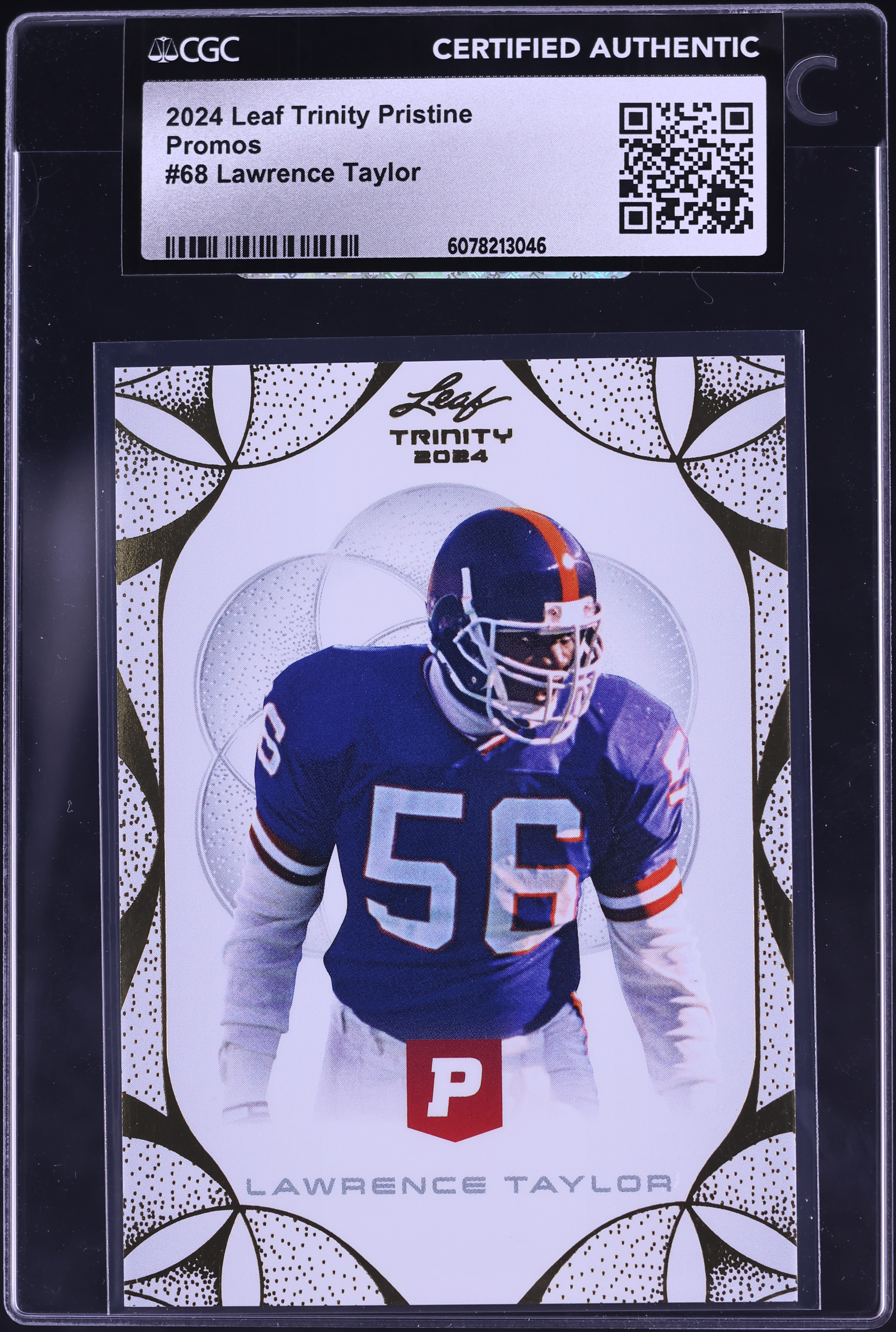 2024 Leaf Trinity Pristine Promos Lawrence Taylor #68 CGC AUTH on Fanatics  Collect