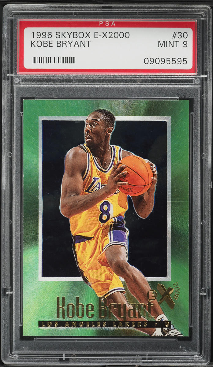 1996 Skybox E-X2000 Kobe Bryant ROOKIE #30 PSA 9 MINT