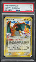 2006 Pokemon EX Crystal Guardians Holo Charizard #4 PSA 1 PR on