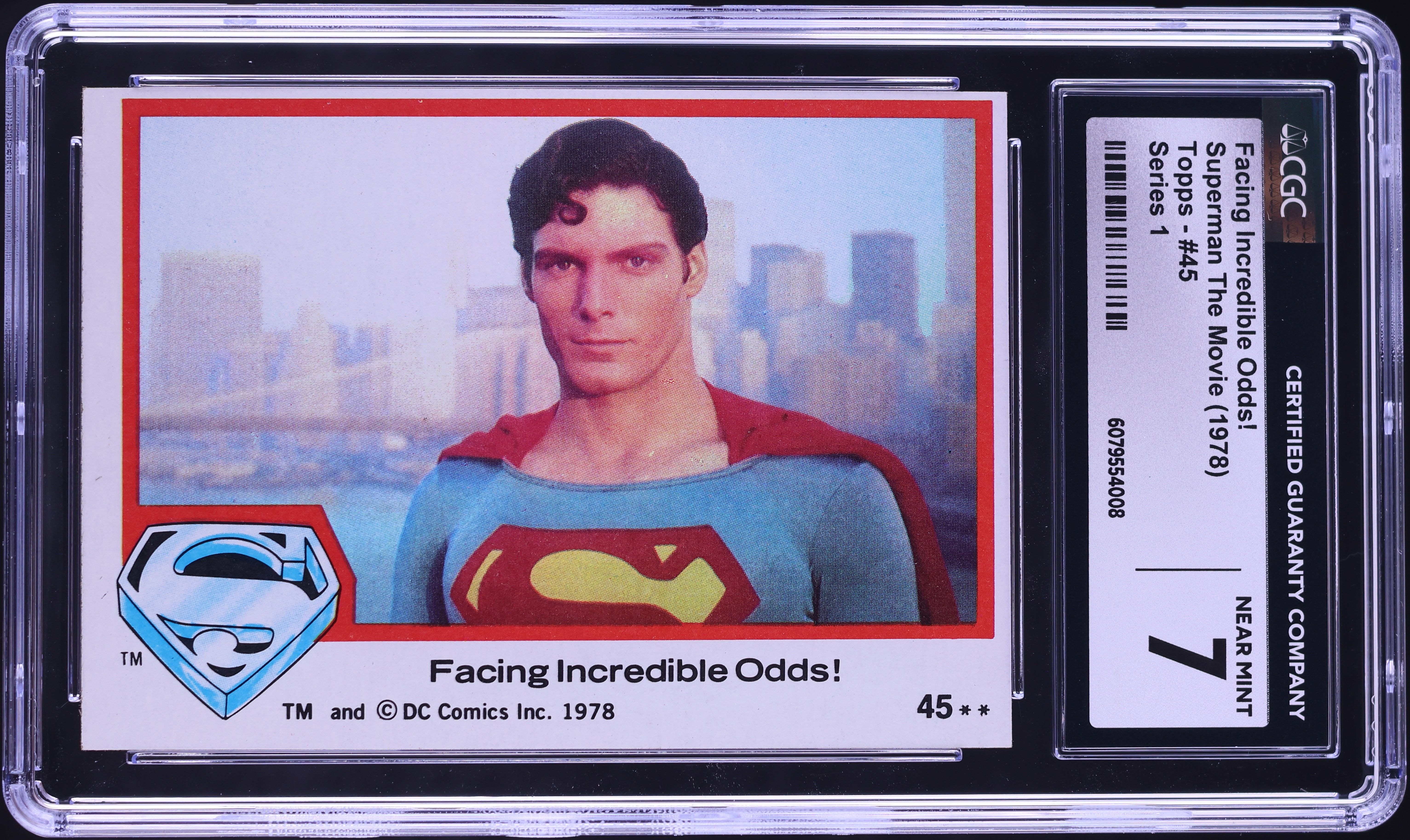 1978 Topps Superman The Movie Series 1 Facing Incredible Odds! #45