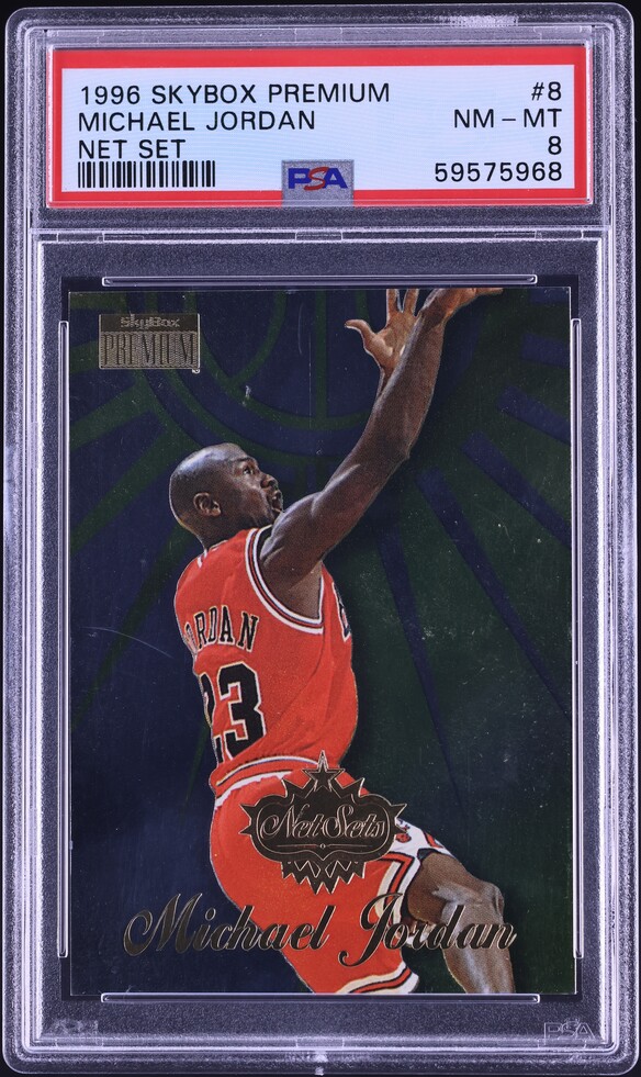 1996 Ultra Platinum Medallion Michael Jordan #P-280 PSA 9 MINT on