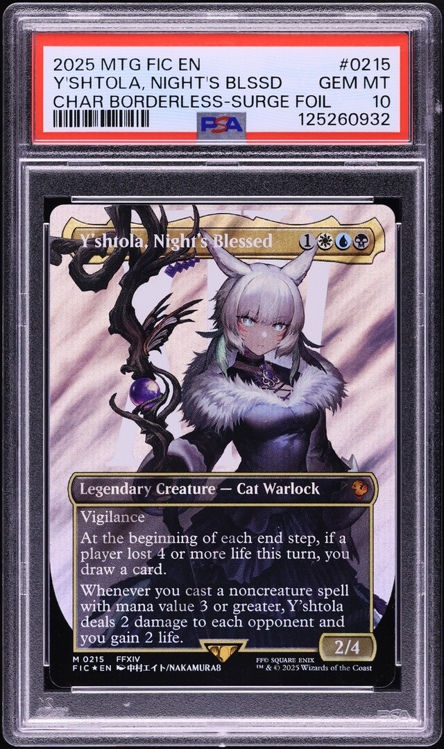 2025 MTG Final Fantasy Borderless Surge Foil Y'Shtola Night's