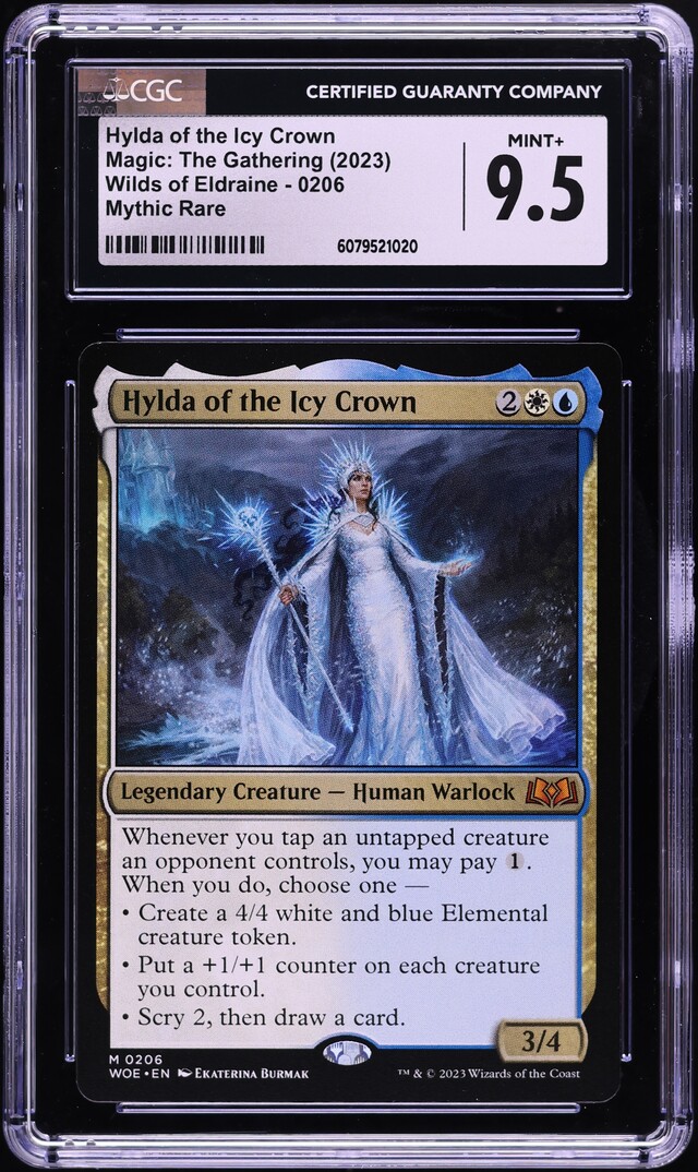 2023 Magic The Gathering MTG Wilds Of Eldraine Hylda Of The Icy Crown CGC 9.5 on Fanatics Collect 2023 Magic The Gathering MTG Wilds Of Eldraine Hylda Of The Icy Crown CGC 9.5 on Fanatics Collect