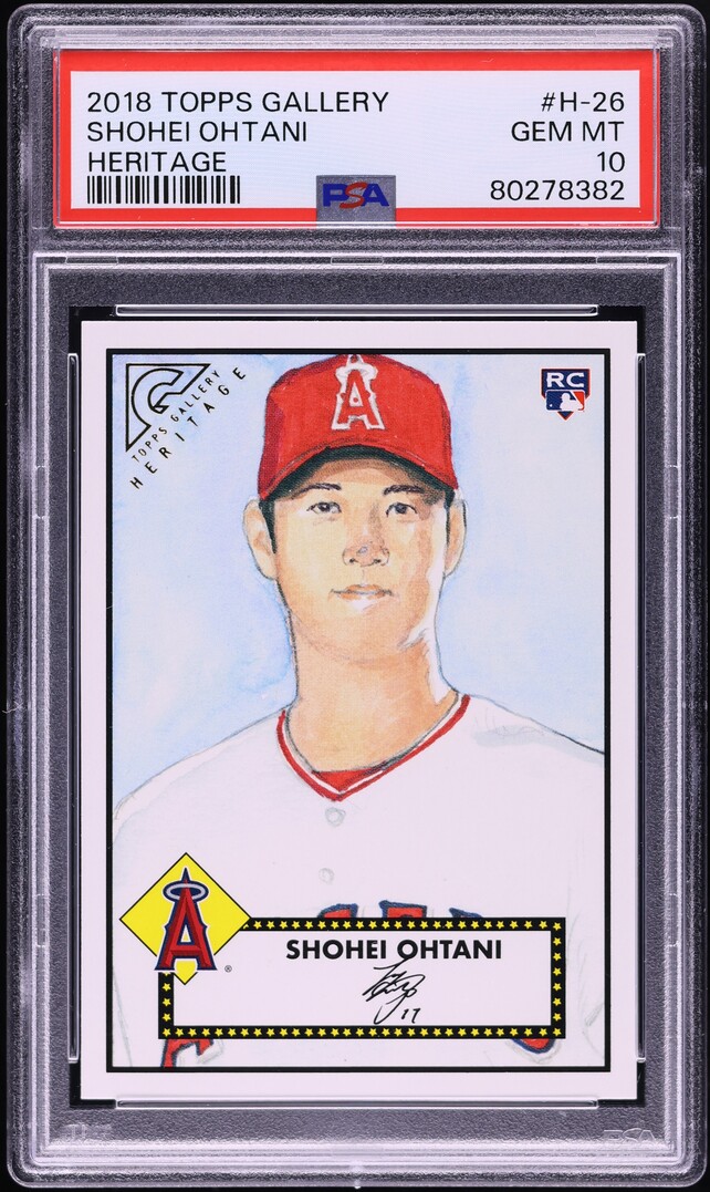 2018 TOPPS GALLERY HERITAGE 大谷翔平　250枚限定 2018 TOPPS GALLERY HERITAGE 大谷翔平 250枚限定