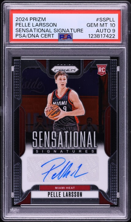 2024 Panini Prizm Sensational Pelle Larsson ROOKIE AUTO DNA 9