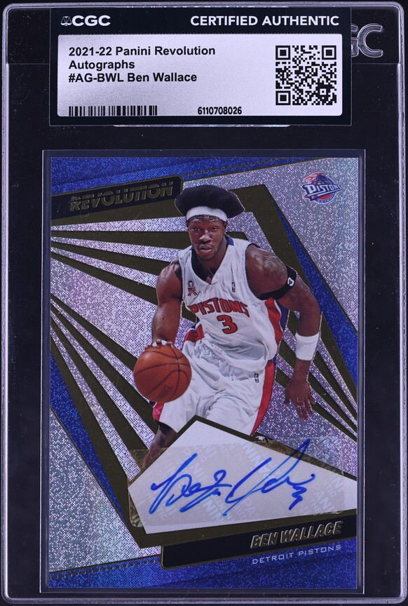 2023 Panini Recon Private Signings Ben Wallace AUTO #PSBWE PSA 10