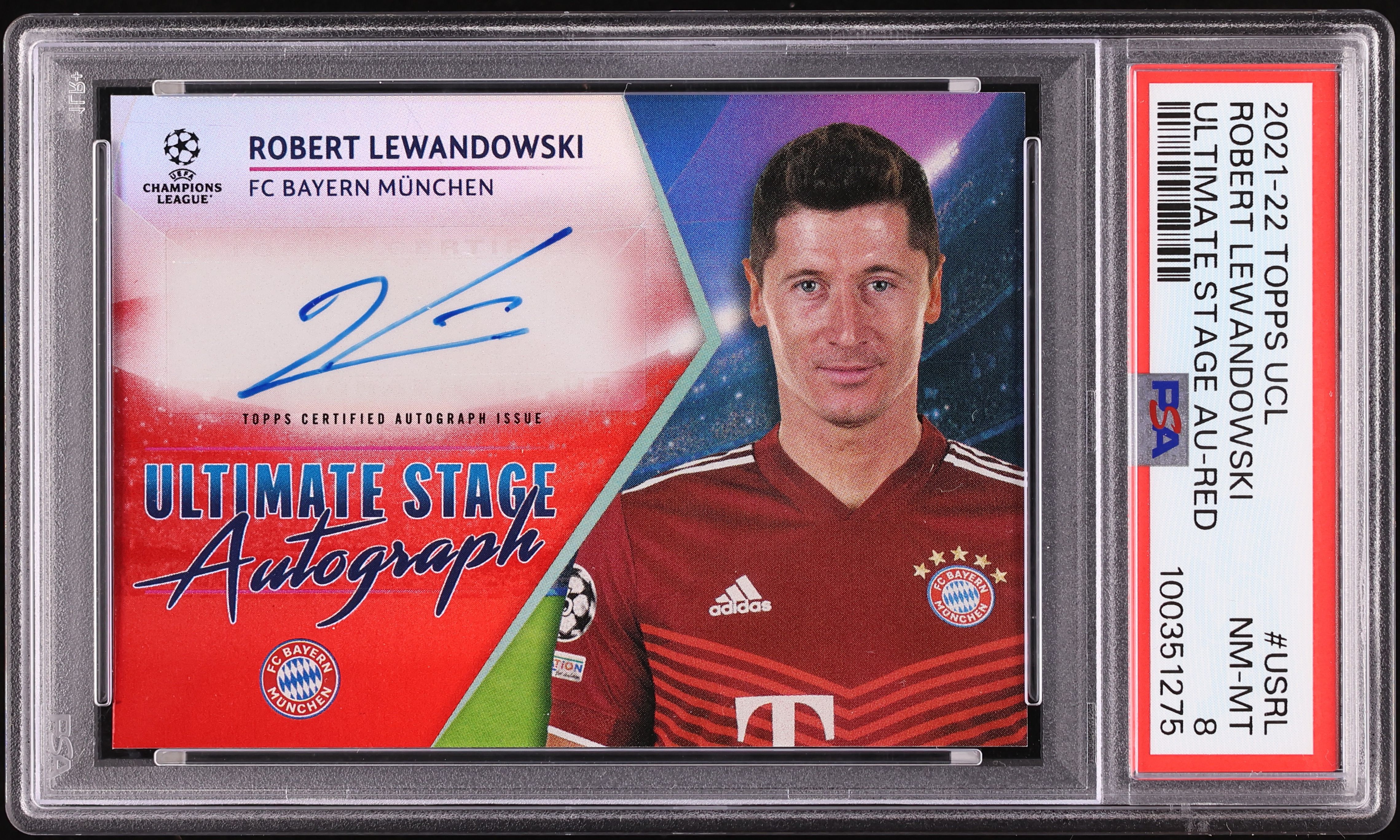 2021 Topps UEFA Champion League Ultimate Stage Red Robert