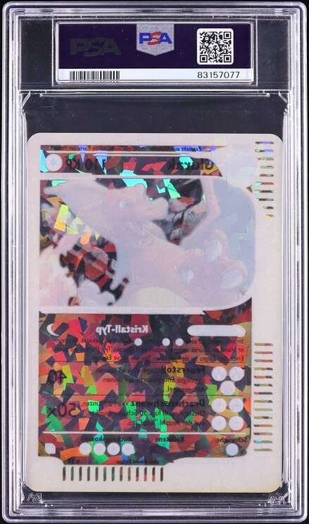 2003 Pokemon Skyridge Box Topper Crystal Charizard #9 PSA 10 GEM MINT