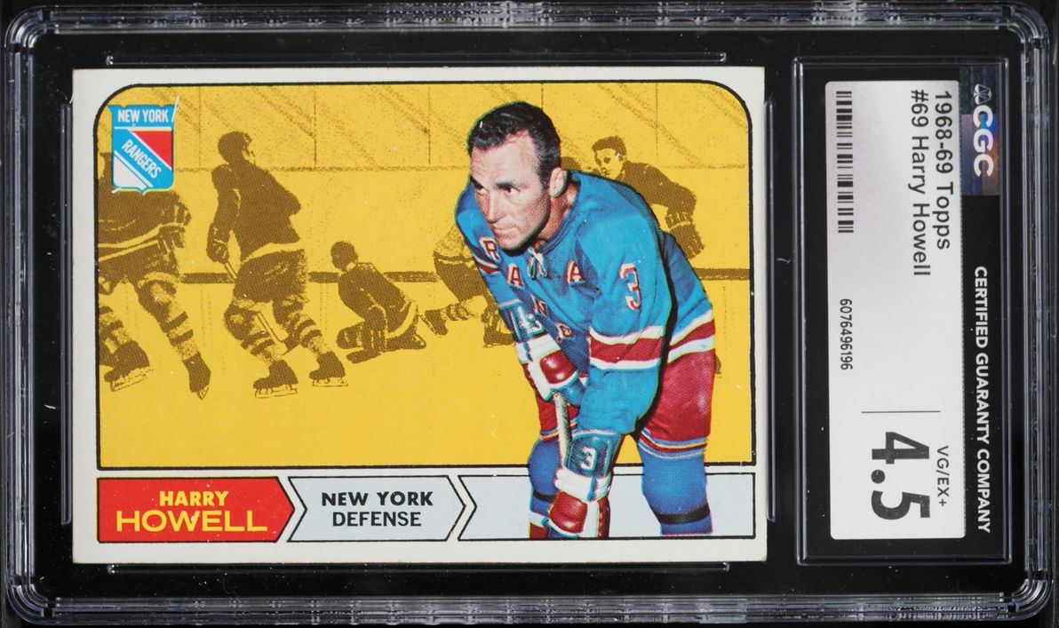1968 Topps Hockey Harry Howell #69 CGC 4.5 VGEX+
