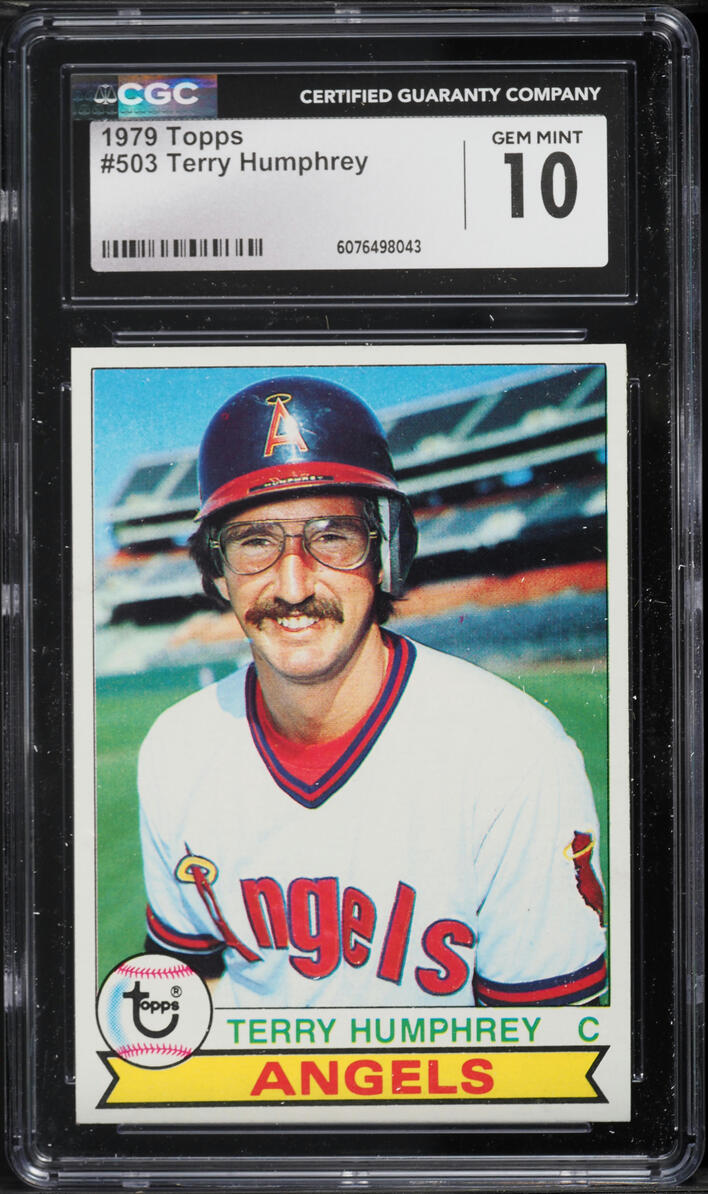 1979 Topps Terry Humphrey #503 CGC 10 GEM MINT