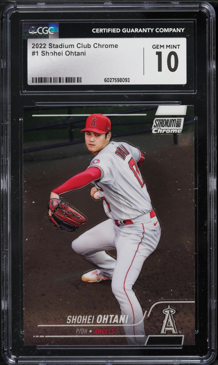 2022 Stadium Club Chrome Shohei Ohtani #1 CGC 10 GEM MINT