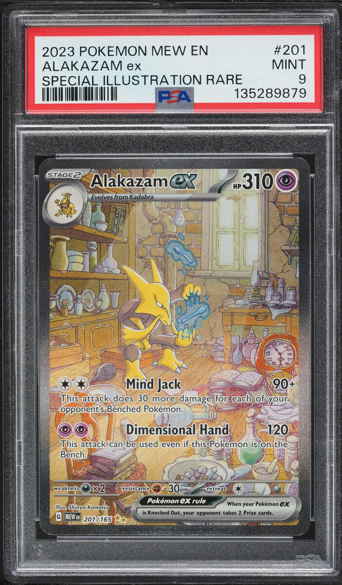 2023 Pokemon Scarlet & Violet 151 SIR Alakazam Ex #201 PSA 9 MINT