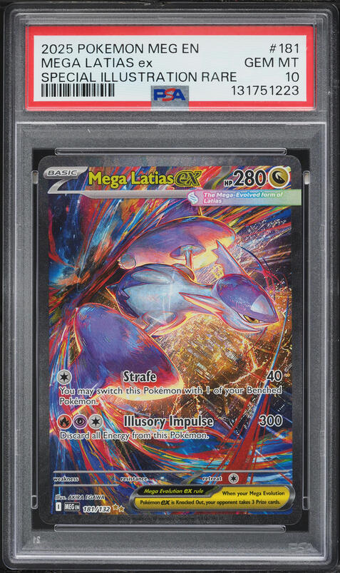 2025 Pokemon Japanese Mega Symphonia SAR Mega Latias ex #88 PSA 10