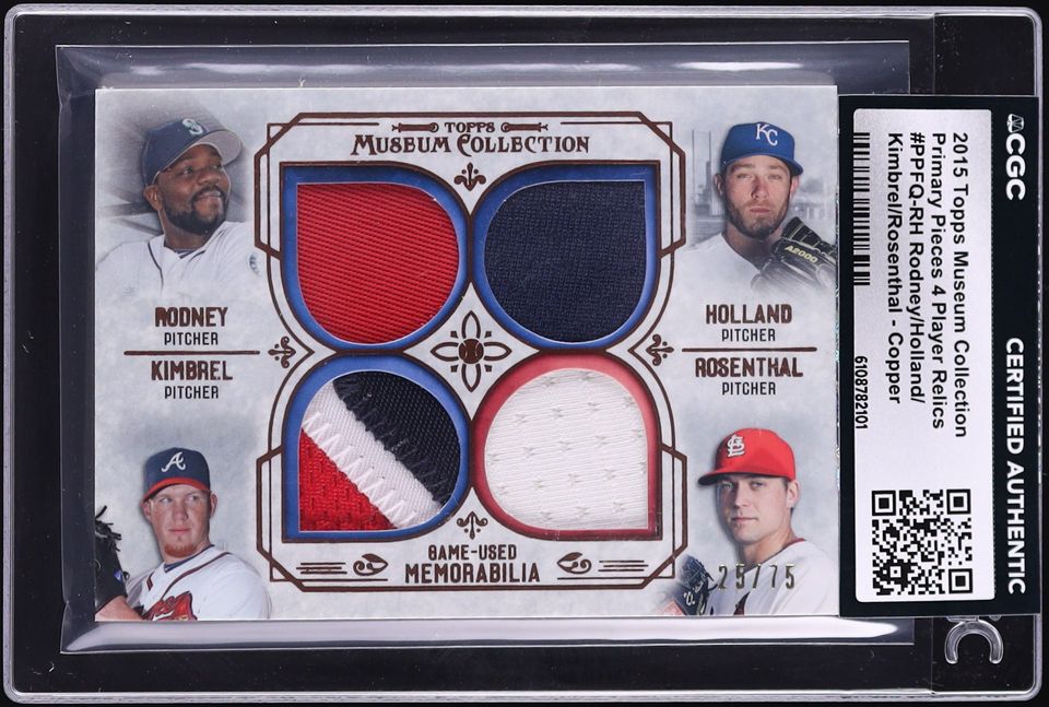 2015 Topps Museum Collection Primary Kimbrel Rosenthal Copper