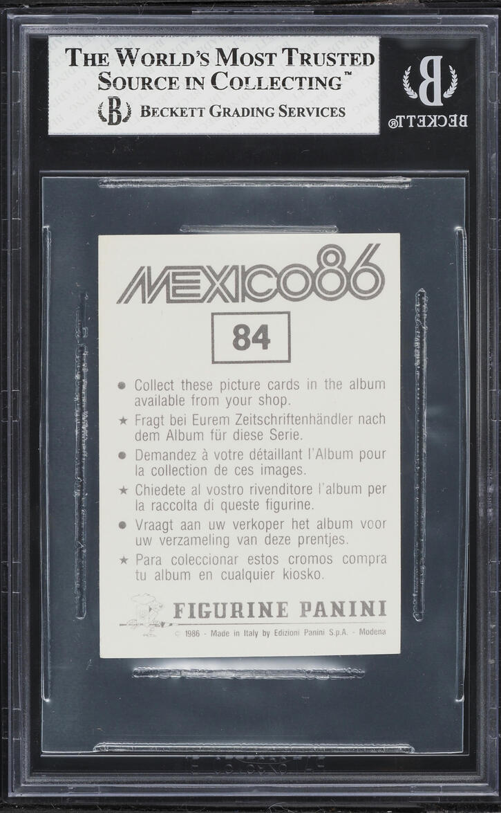 FIGURINA CALCIATORI PANINI Mexico 86 - Nuova/New N.131 Gerets - Belgique EUR 2,90 - ES