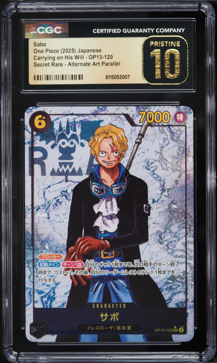 2025 One Piece Japanese Carrying On His Will Alt Art Sabo #OP13