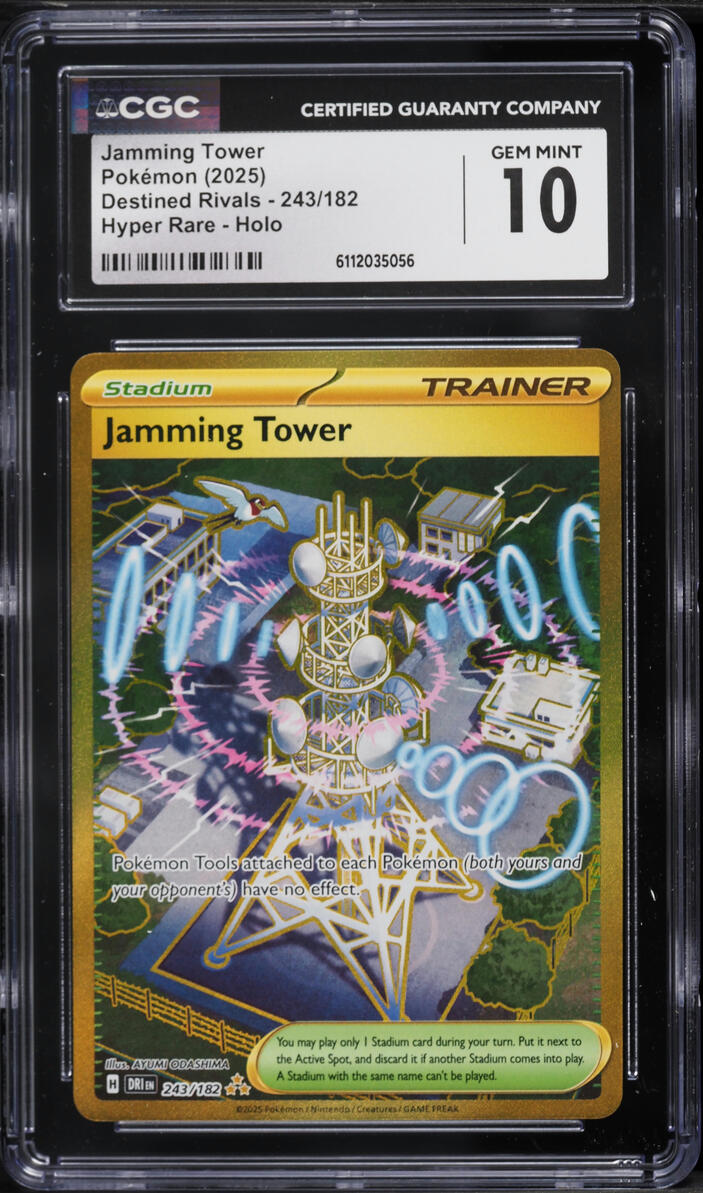 jamming tower pokemon card - 153/167 The item may be similar but not exactly the same as the image (e.g Pokemon TCG - SV10 -