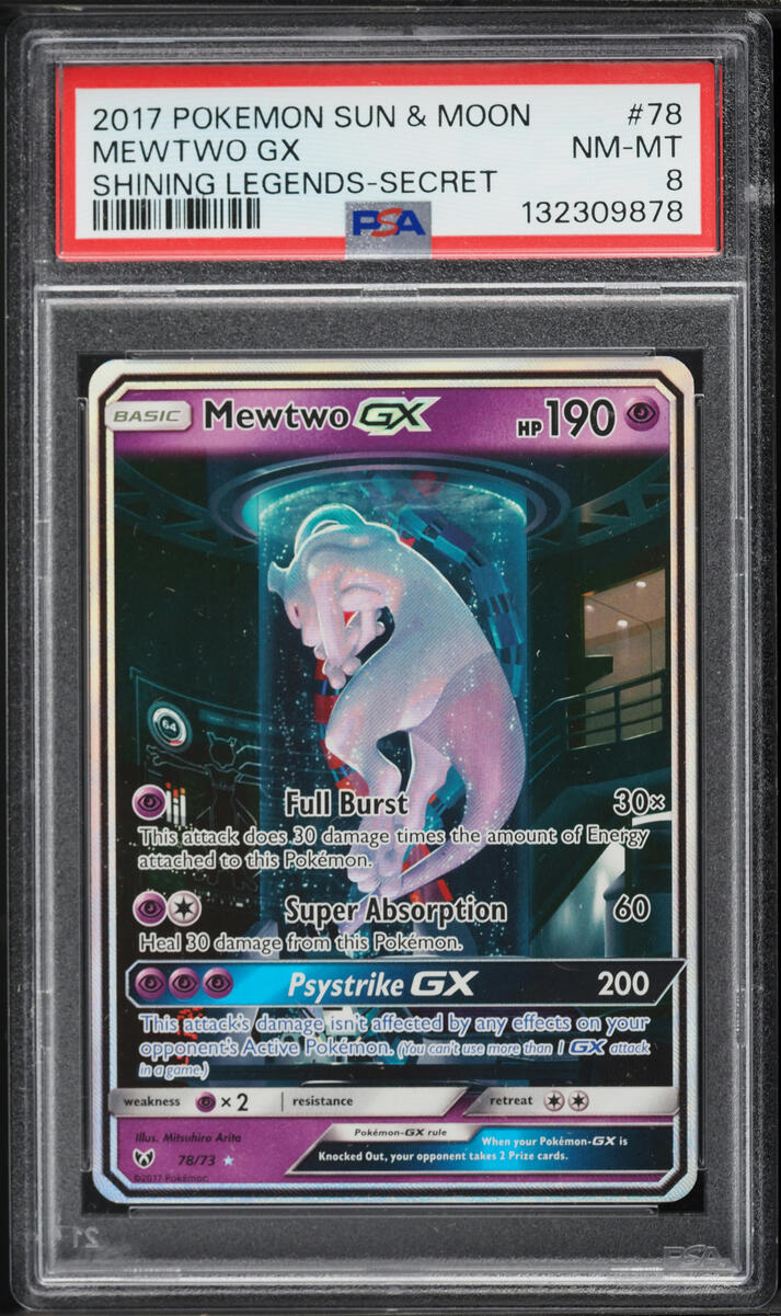 pokemon mewtwo gx card PSA 9 MINT JAPANESE 2019 025/051 FAMILY POKEMON GAME SMI Pokmon Hit Points190 HP Form Amazon.com: INNOVA Jumbo Size Mewtwo
