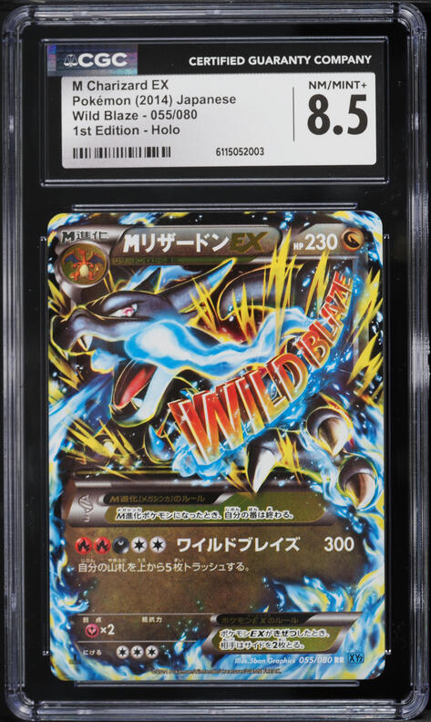 2014 Pokemon Japanese XY Wild Blaze 1st Edition M Charizard EX #55
