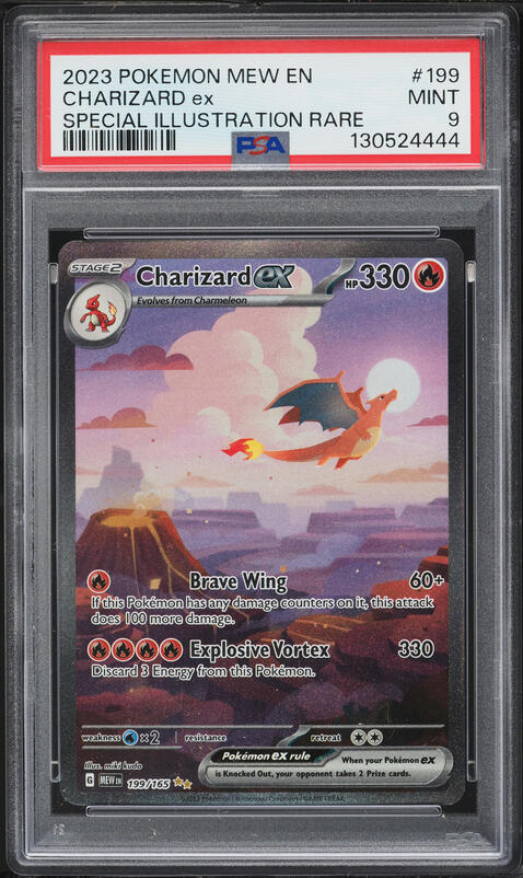 2023 Pokemon Scarlet & Violet 151 Special IR Charizard ex #199 PSA