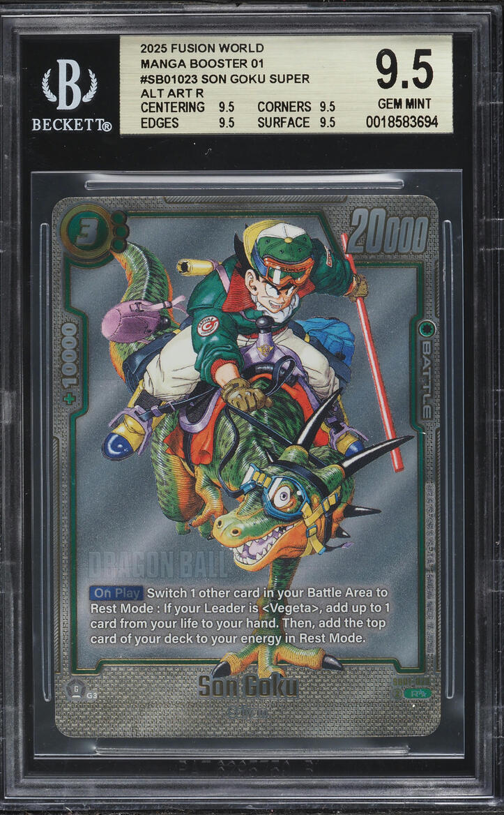 2025 Dragon Ball Super Fusion World Manga Booster 1 Son Goku #SB01