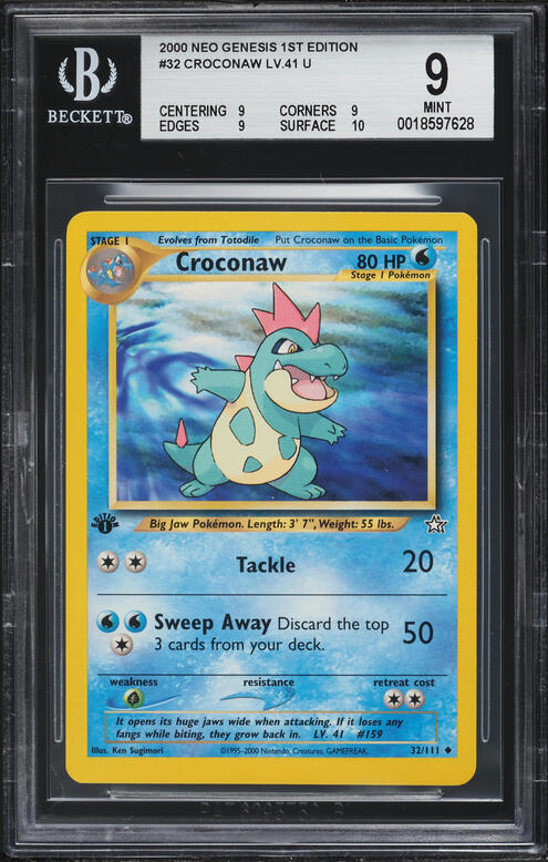pokemon croconaw card (38/115) (Stamped) [EX: Unseen Forces] Shuffle your deck afterward Croconaw #31 Prices | Pokemon