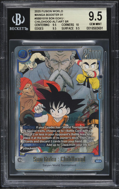 2025 Dragon Ball Super Fusion World Manga Booster 1 Son Goku