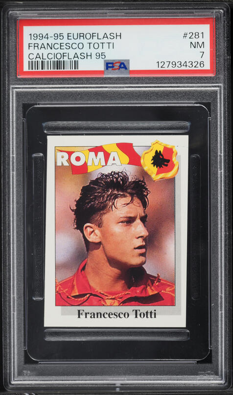 1994 Merlin Calcio 95 Francesco Totti ROOKIE #280 PSA 4 VGEX on