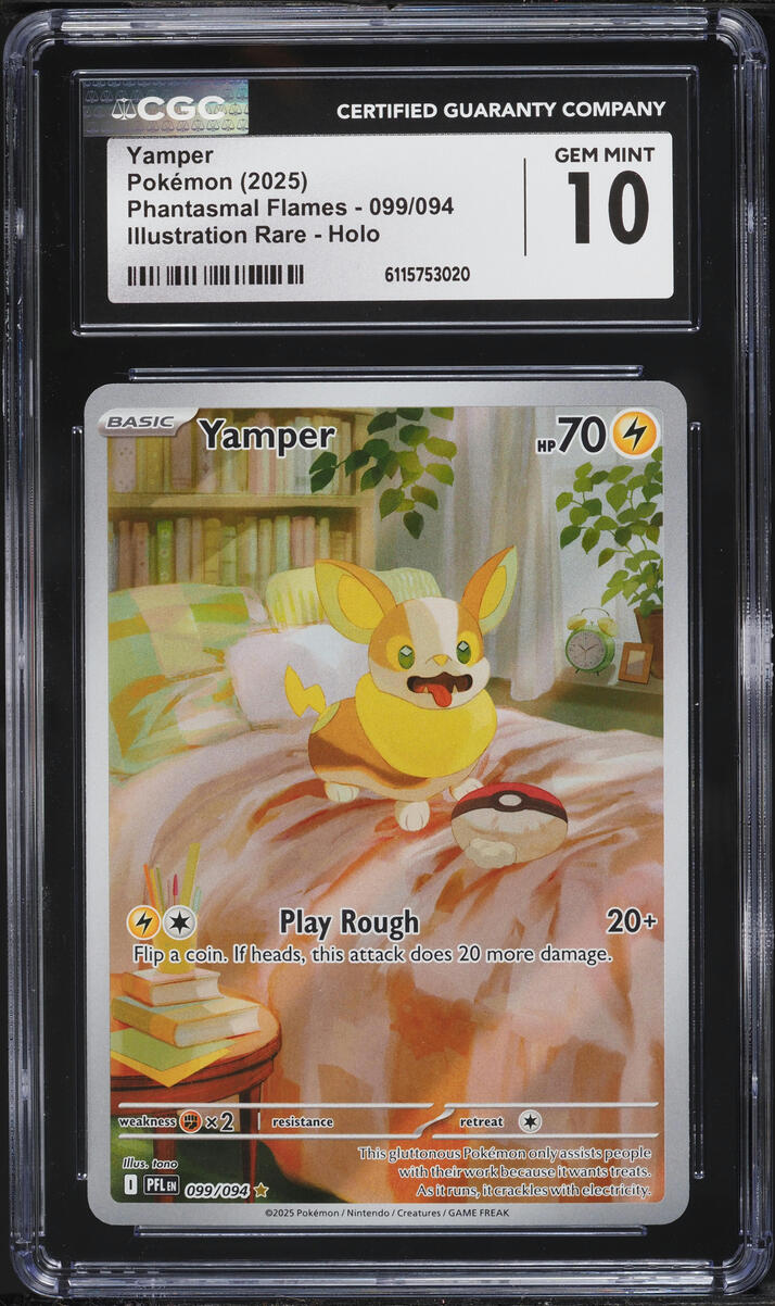 yamper pokemon card value Scarlet & Violet Temporal Forces Common #58 Pokmon Hit Points60 HP Form Yamper 099 is a solid