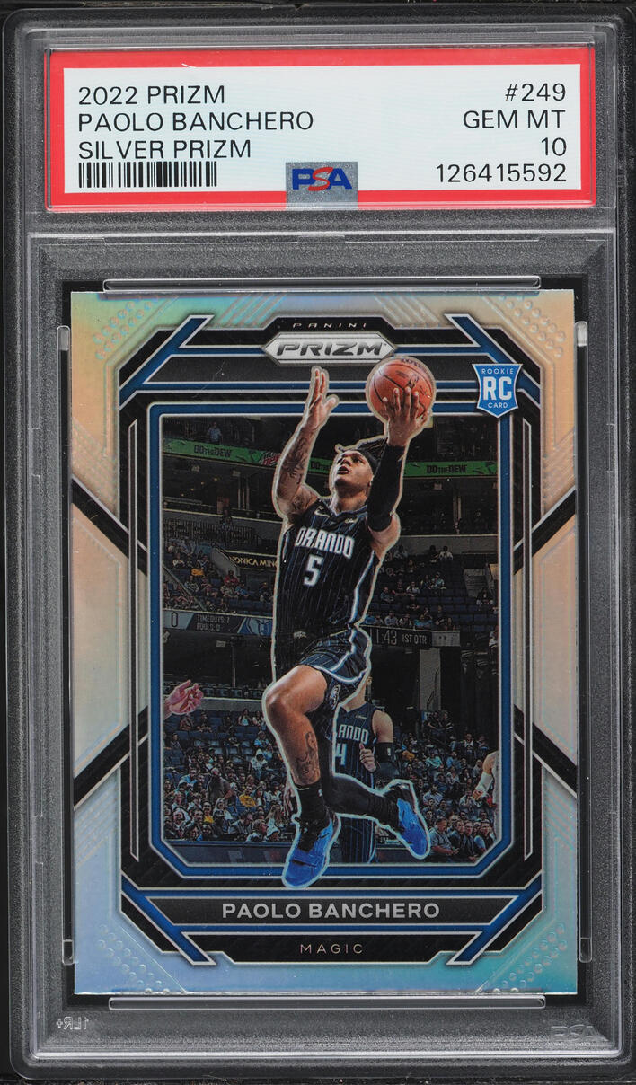 2022 Prizm Paolo Banchero Silver #249 PSA 10 | Card Ladder