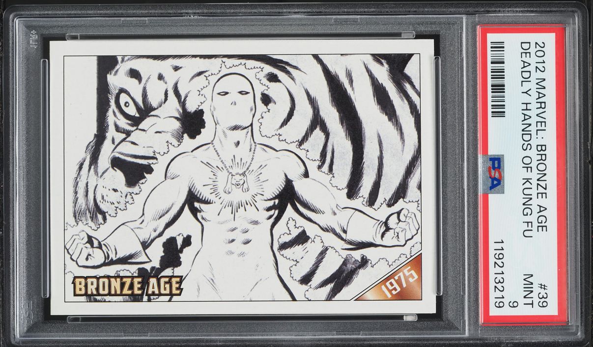 2012 Marvel Bronze Age Deadly Hands Of Kung Fu #39 PSA 9 MINT on