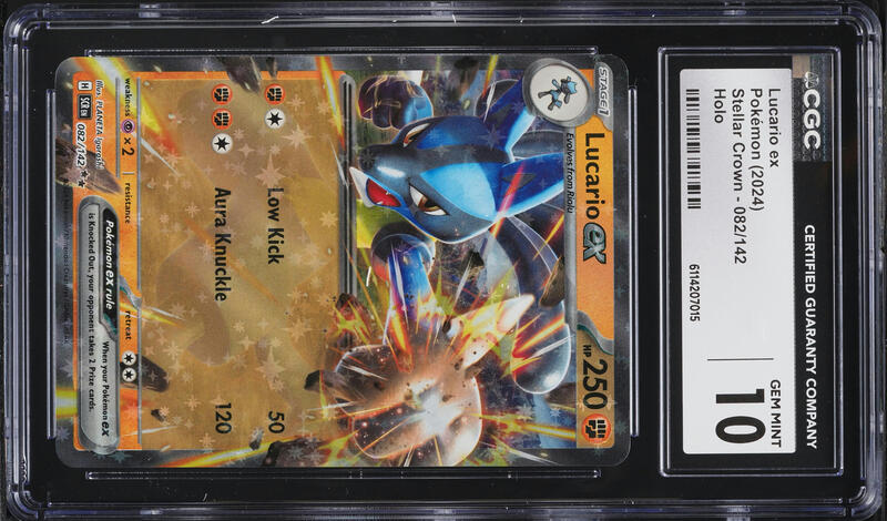 2017 Pokemon Japanese Best Of XY Lucario EX #62 CGC 9 MINT on Fanatics Collect 2017 Pokemon Japanese Best Of XY Lucario EX #62 CGC 9 MINT on Fanatics Collect