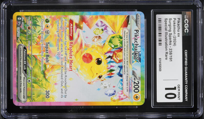 2024 Pokemon SV Black Star Promo World Championship Pikachu #190