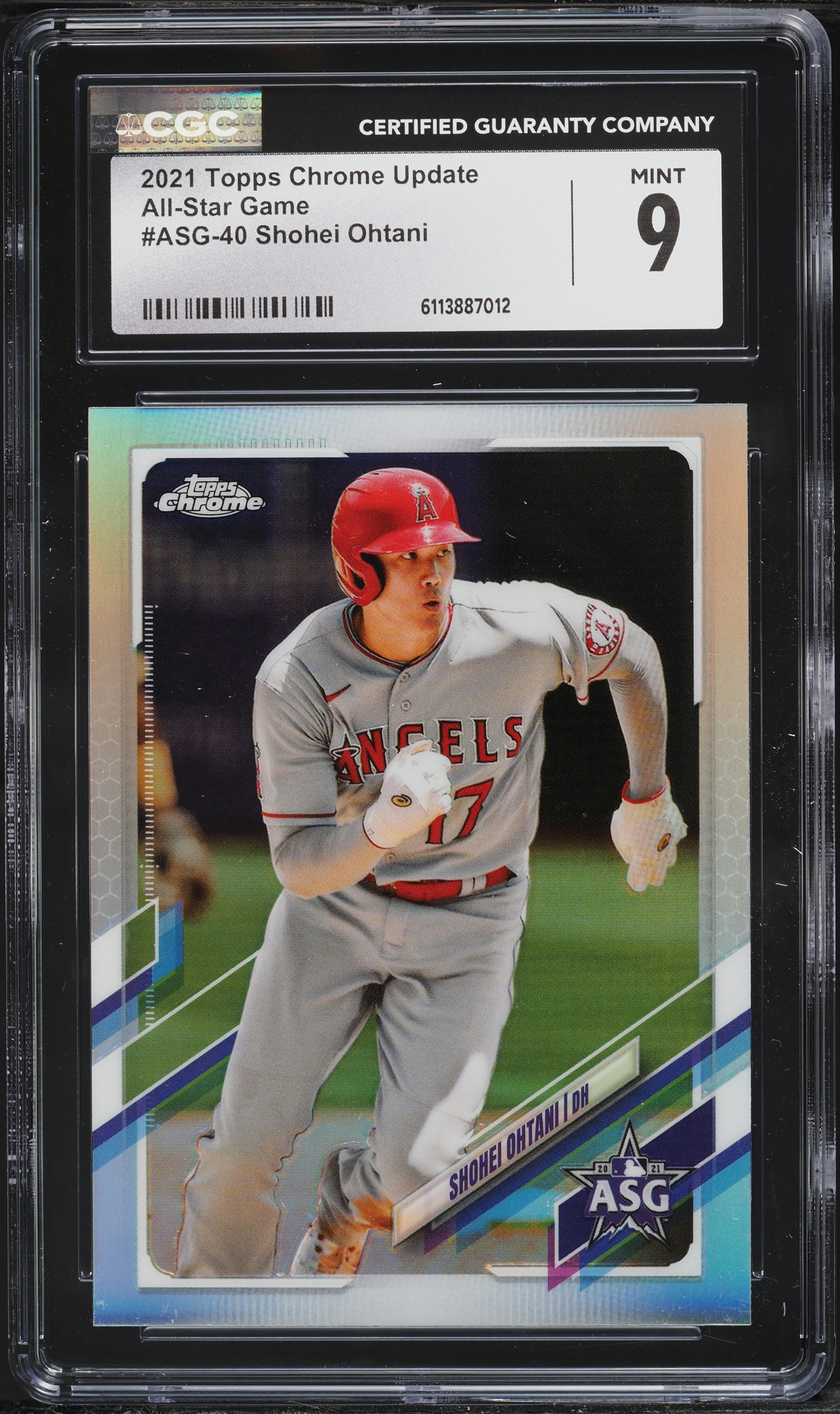 10Siri 大谷翔平 2021 Topps Update All-Star 2021 Topps Chrome Update Shohei Ohtani All-Star Game Refractor