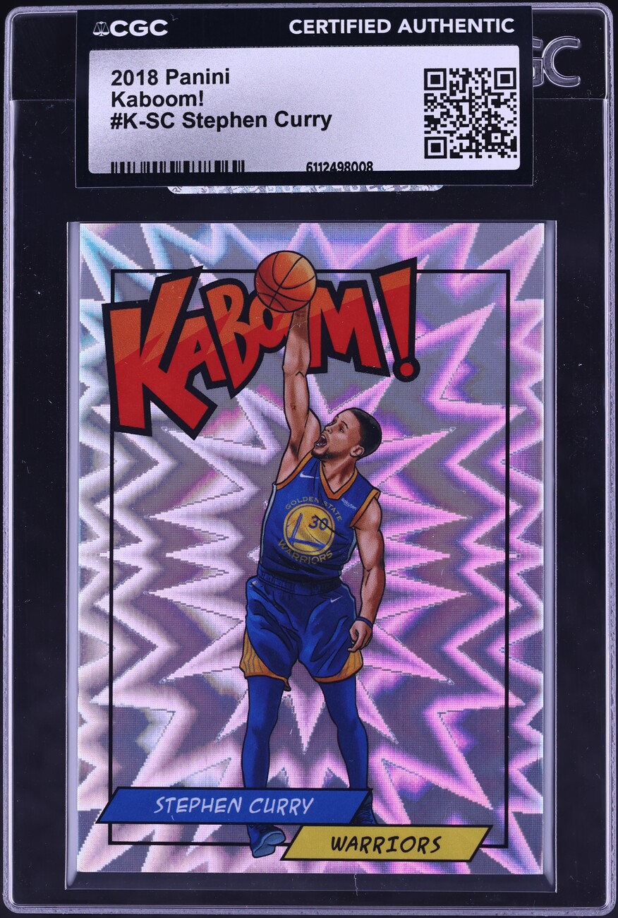 2018 Panini Kaboom! Stephen Curry #K-SC CGC AUTH