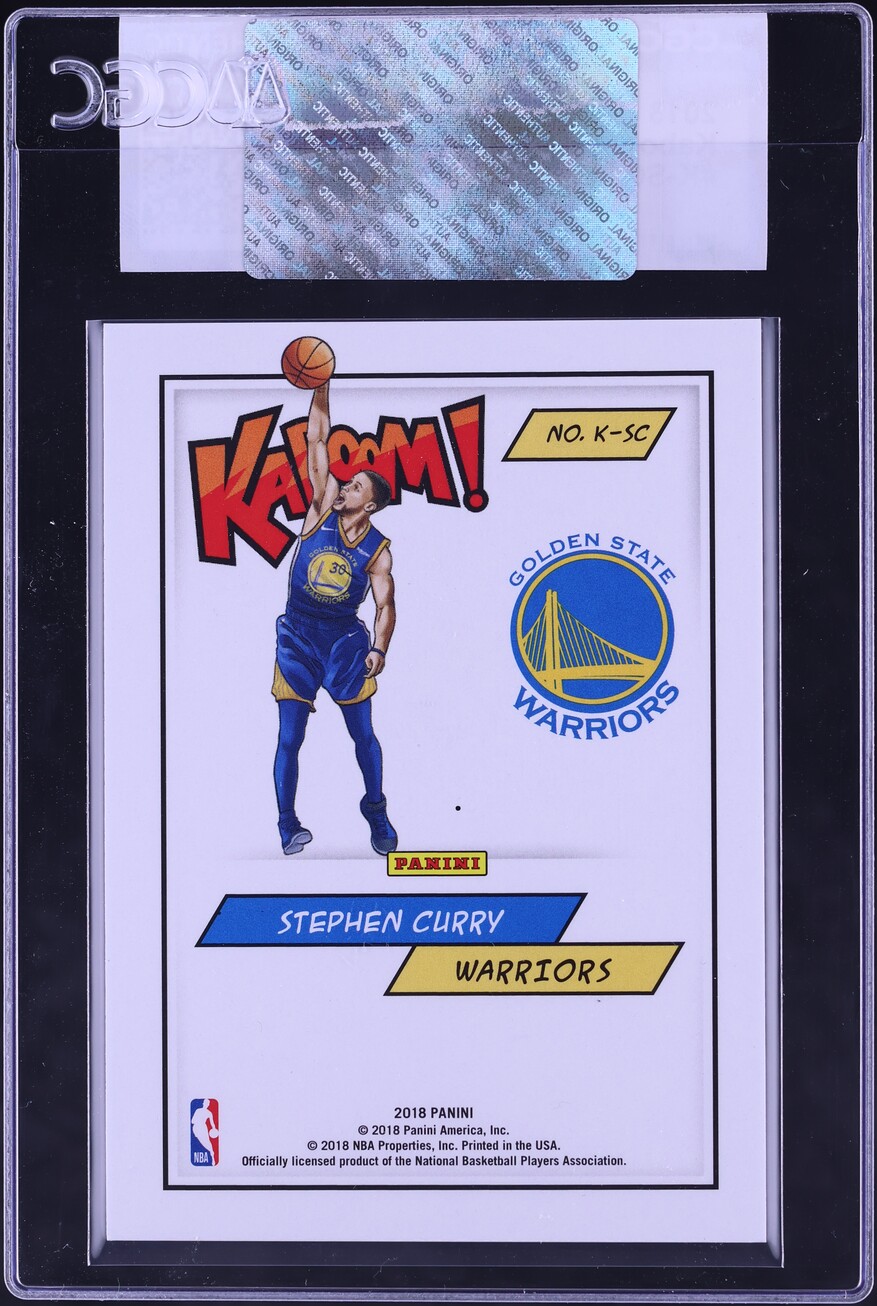 2018 Panini Kaboom! Stephen Curry #K-SC CGC AUTH