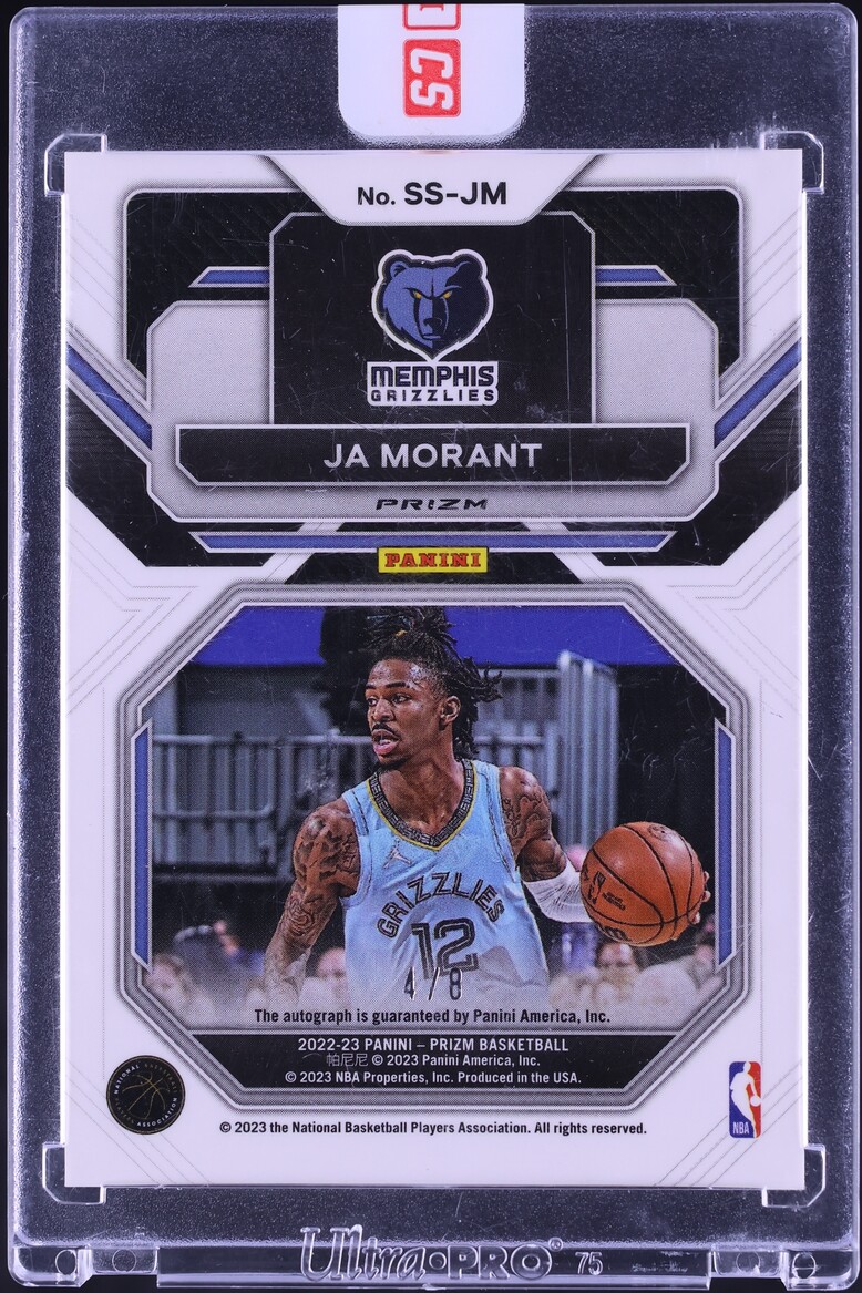 2022 Panini Prizm Sensational Choice Green Ja Morant AUTO /8 #SS-JM