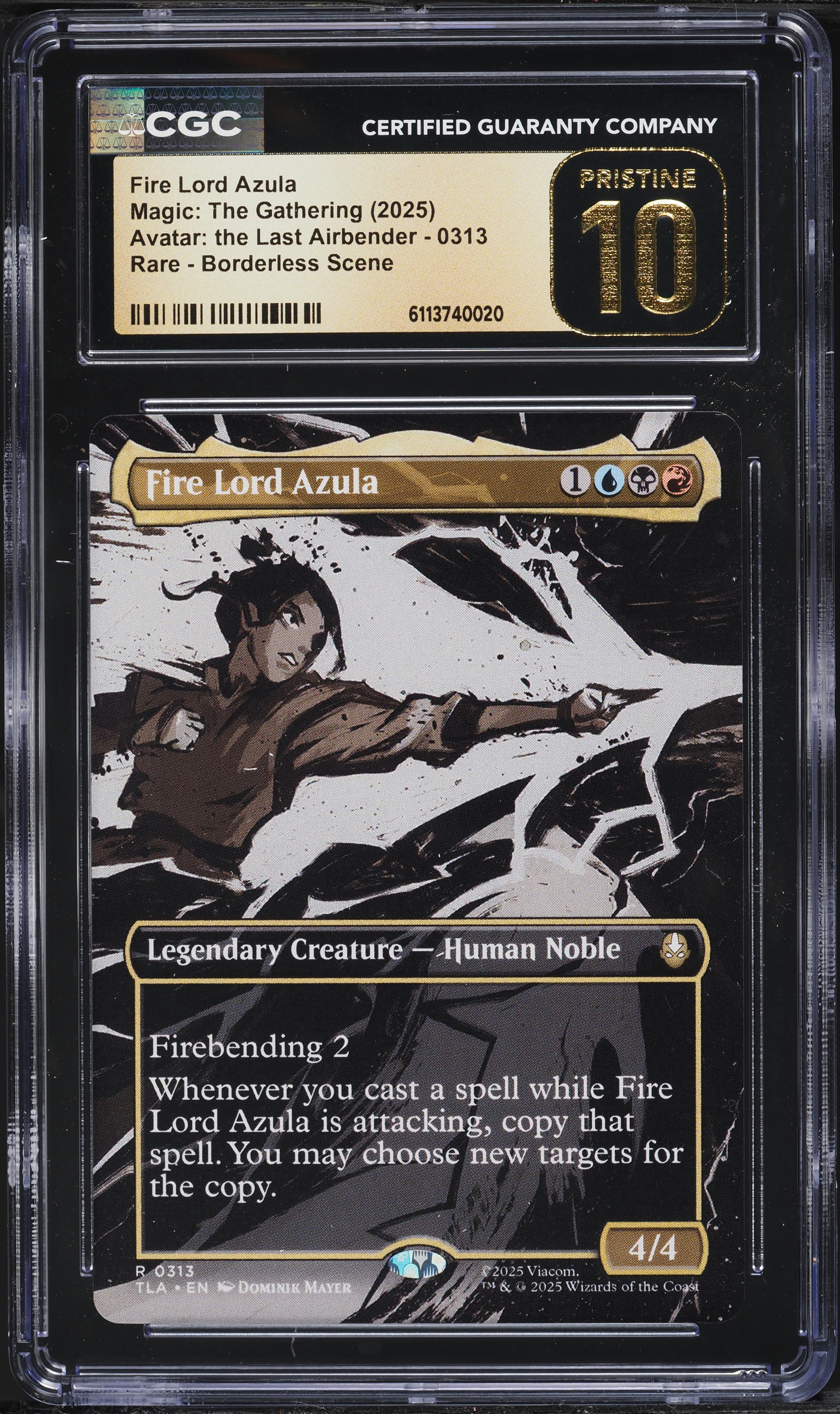2025 MTG Avatar: the Last Airbender Borderless Scene Fire Lord Azula CGC 10 PRISTINE on Fanatics Collect 2025 MTG Avatar: the Last Airbender Borderless Scene Fire Lord Azula CGC 10 PRISTINE on Fanatics Collect