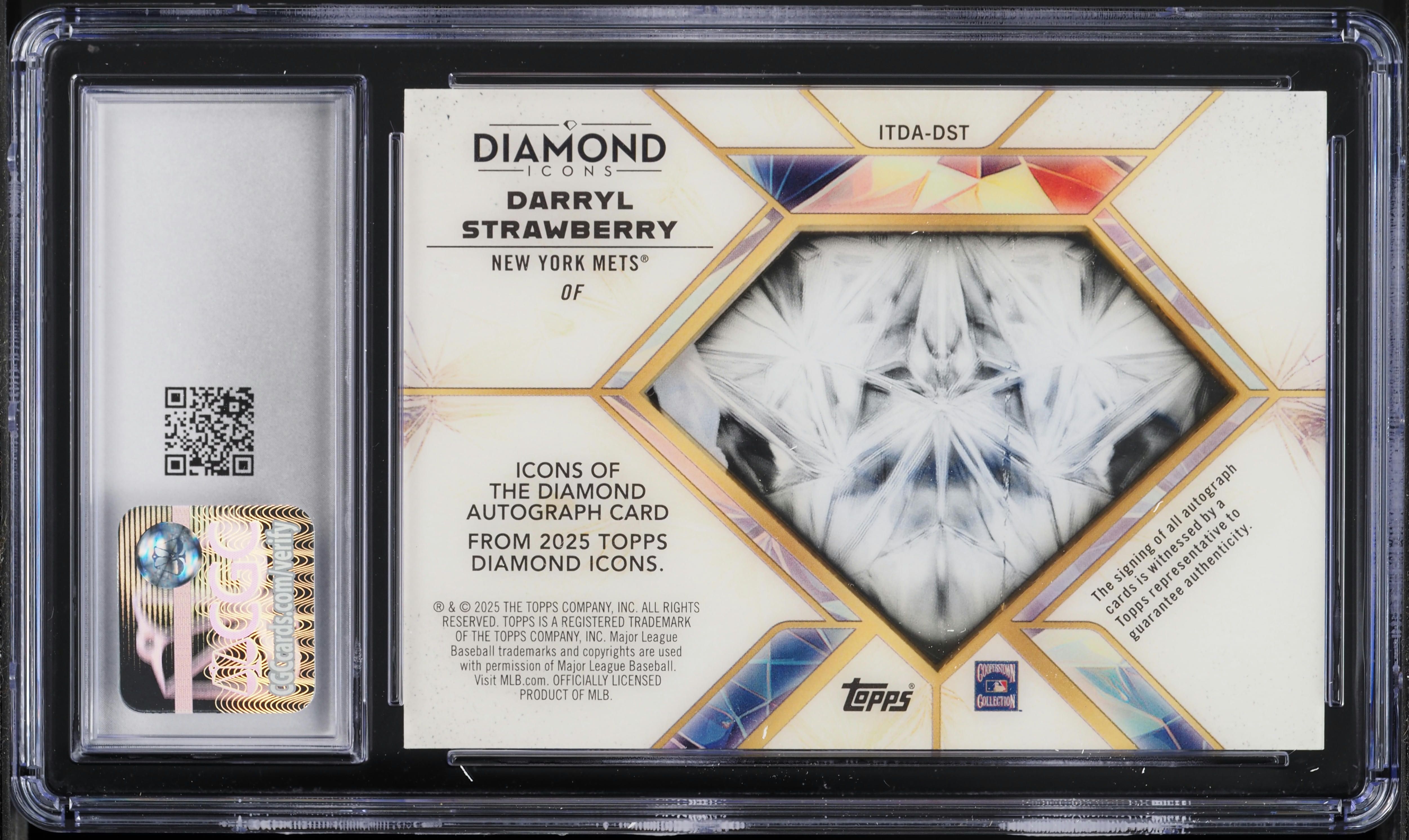 Topps 2025 Darryl Strawberry Auto 18/25