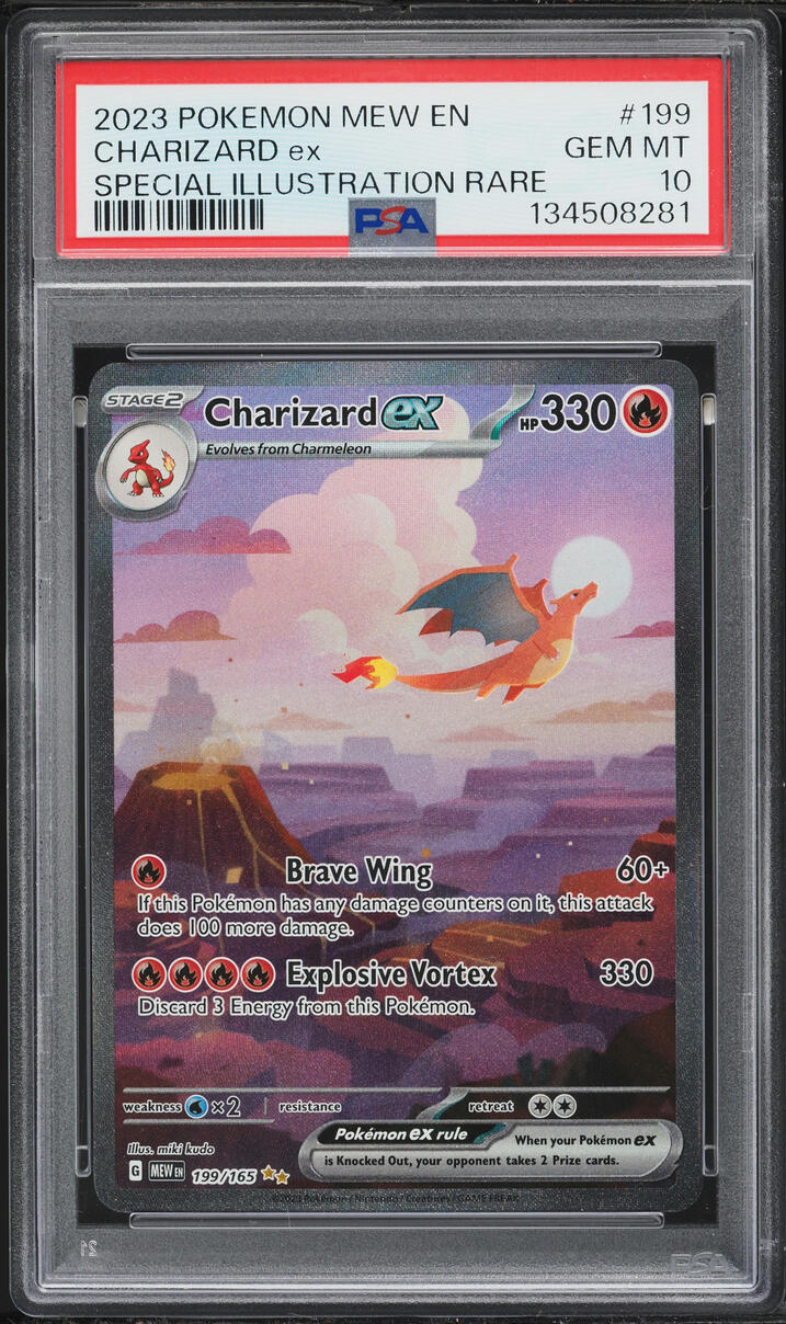 2023 Pokemon Scarlet & Violet 151 SIR Charizard EX #199 PSA 10 GEM MINT