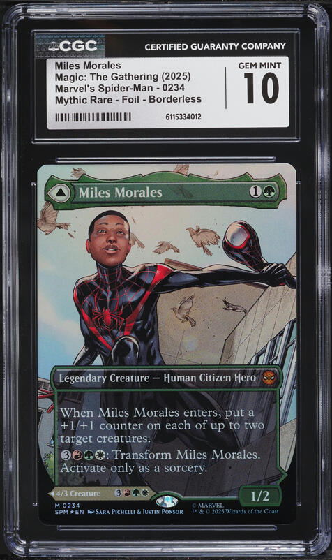 2025 Magic The Gathering MTG Marvel's Spider-Man Foil Spider-Man India #0151 PSA 10 GEM MINT on Fanatics Collect 2025 Magic The Gathering MTG Marvel's Spider-Man Foil Spider-Man India #0151 PSA 10 GEM MINT on Fanatics Collect