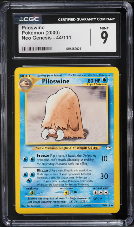 piloswine pokemon card value Piloswine [Reverse Holo] #24 Prices | Pokemon Phantasmal Flames