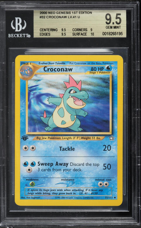 pokemon croconaw card [W] Reverse Thrust (30) Switch this Pokmon with 1 of your Benched Pokmon Croconaw - Mysterious Treasures -
