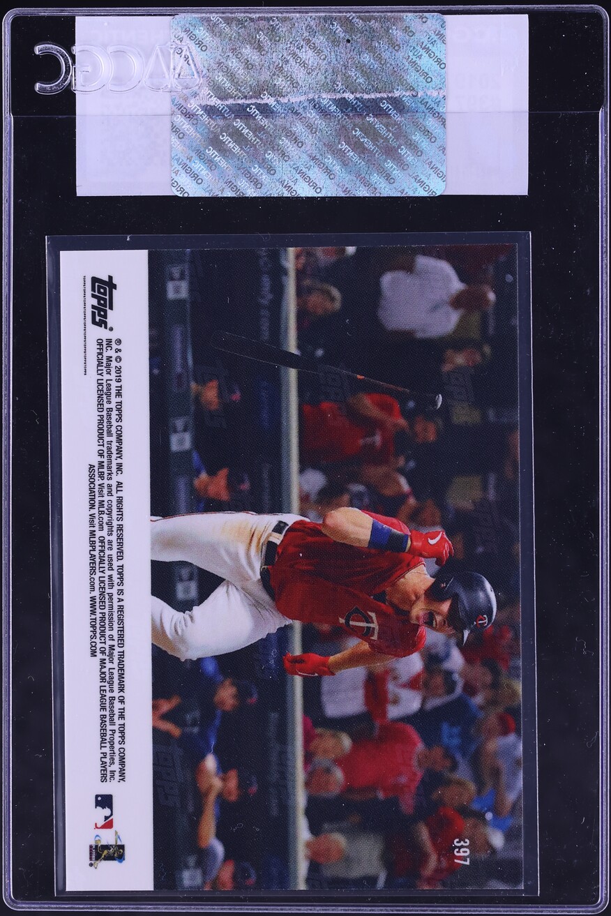 2019 Topps Now Max Kepler #397 CGC AUTH