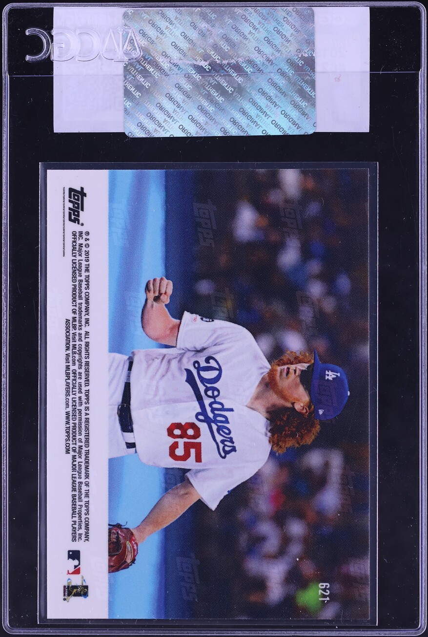 2019 Topps Now Dustin May #621 CGC AUTH