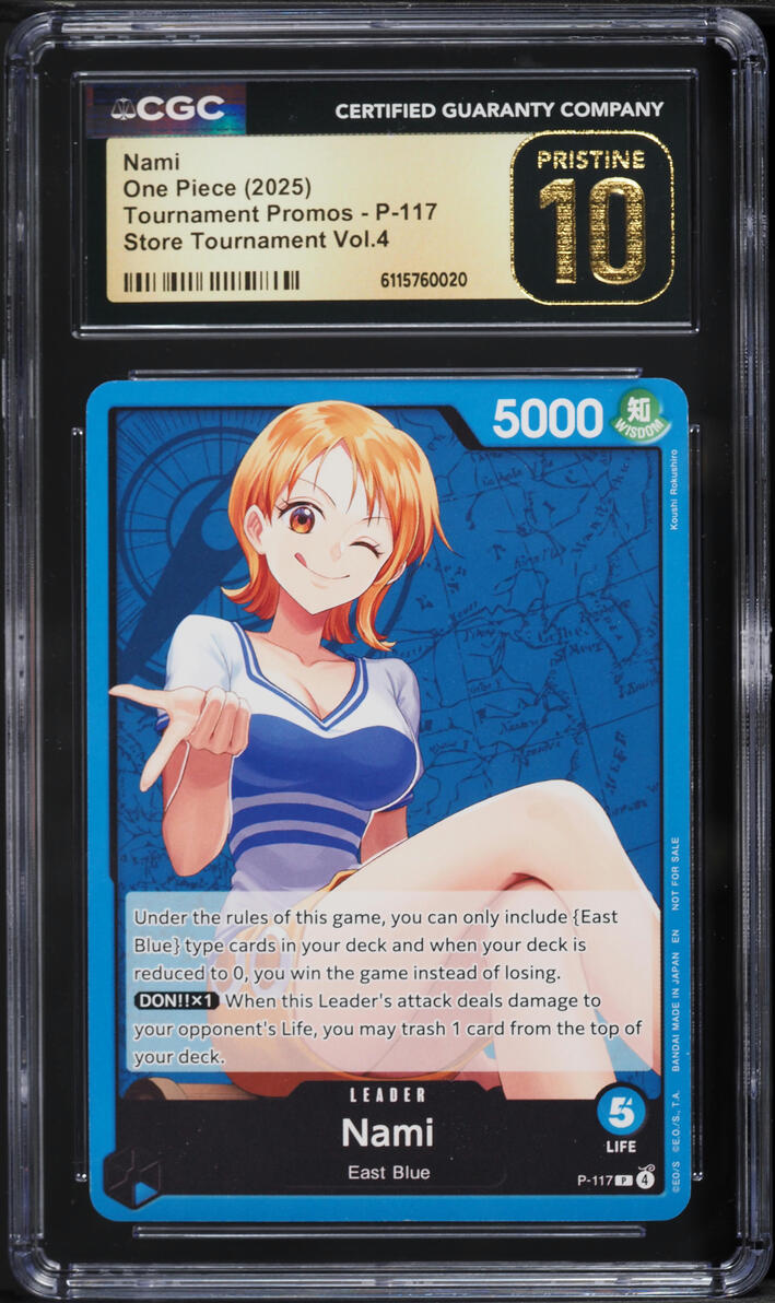 2025 One Piece Tournament Promo Store Volume 4 Leader Nami #P-117