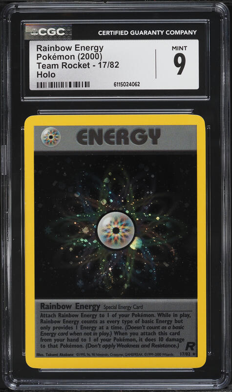rainbow energy pokemon card first edition Pokemon - Rainbow Energy (80) - Team Rocket